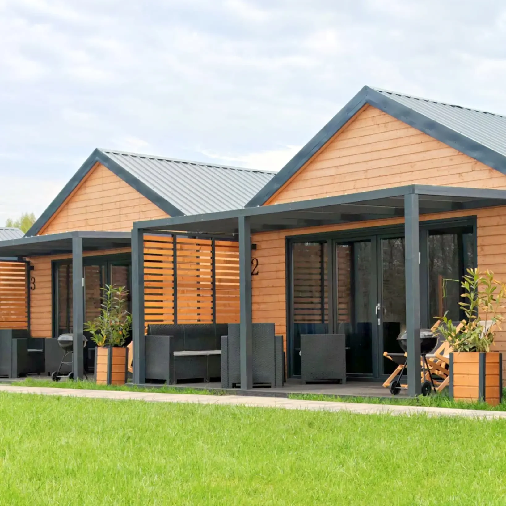 RELAXO Ferienhaus in Rewal mit Terrasse